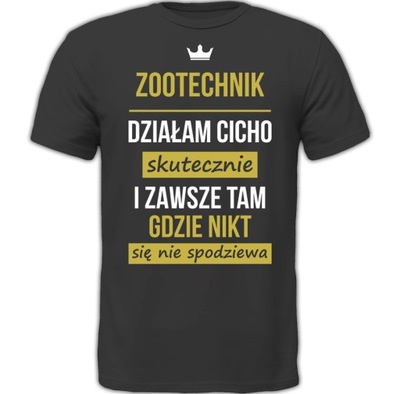 KOSZULKA ZOOTECHNIK DZIAŁAM SKUTECZNIE