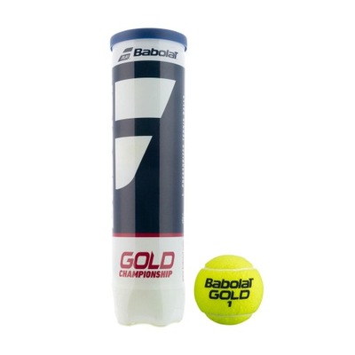 Piłki tenisowe Babolat Gold Championship 4 szt. żółte 502082 OS