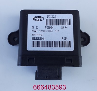 CONTROL UNIT PUMP 9651212180 PEUGEOT 307 1.6 HDI  