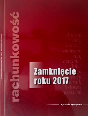 RACHUNKOWOŚĆ ZAMKNIĘCIE ROKU 2017