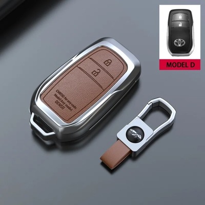 MODELO DCAR KEY COVER CASE SHELL FOB PARA TOYOTA AURIS AVENSIS AYGO CROWN COR  