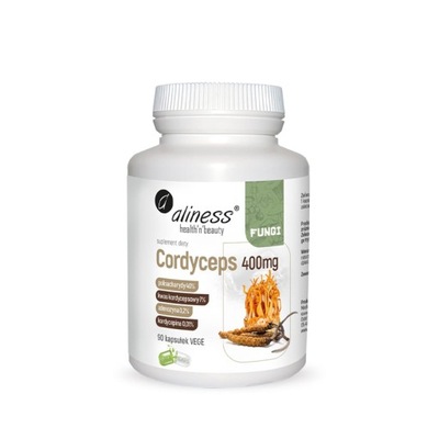 Suplement diety Aliness Cordyceps 400 mg 90 kapsułek