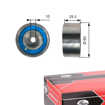 Ролик натяжителя ремень mitsubishi l200 triton 2.5 фото №1