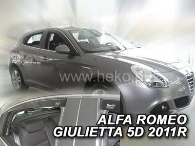 DEFLECTORES HEKO ALFA ROMEO GIULIETTA 2010- DELANTERO/TRASERO  