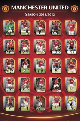 Manchester United 2011/2012 plakat 61x91,5 cm