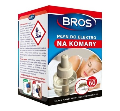 Płyn do elektro na komary 60 nocy Bros