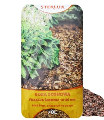 KORA SOSNOWA ŚREDNIA STERLUX 70L 10-30 DO ŚCIÓŁKOWANIA OGRODU DEKORACYJNA