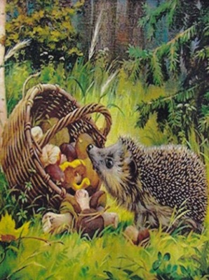 Jeż Zestaw do haftowania krzyżykowego