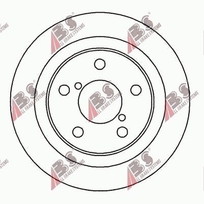 ДИСК ТОРМОЗНОЙ SUBARU IMPREZA -00 ЗАД