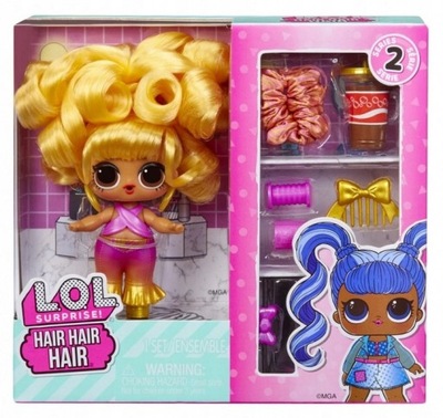 L.O.L. Surprise Hair Hair Hair Dolls blond włosy 584445