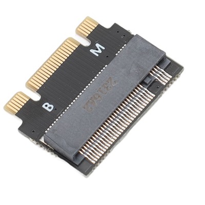 M.2 NVME M-KEY B+M 2230 DO 2242 ADAPTER PRZEDŁUŻAJĄCY Z MĘSKIEGO NA CU