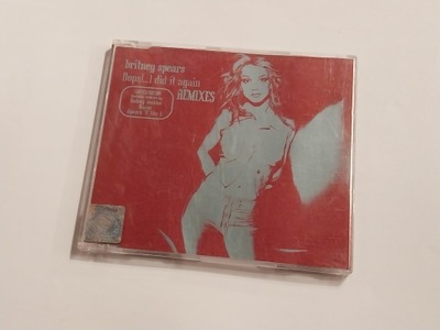 Britney Spears – Oops!...I Did It Again (Remixes), CD, Singiel, 2000, EU