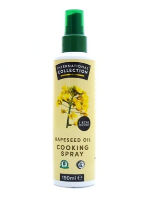 Cooking Spray Rapeseed Oil 190ml OLEJ RZEPAKOWY W SPRAYU DO SMAŻENIA VEGAN