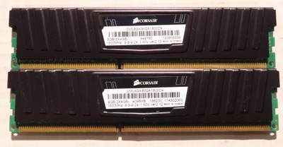 Pamięć 8GB (2x4GB) DDR3 PC3-12800 1600MHz CORSAIR VENGEANCE LP