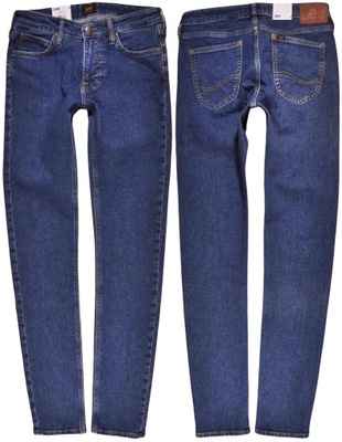 LEE spodnie SKINNY blue jeans MALONE _ W28 L30