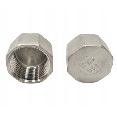 ZAŚLEPKA NIERDZEWNA GWINTOWANA 1 1/4"