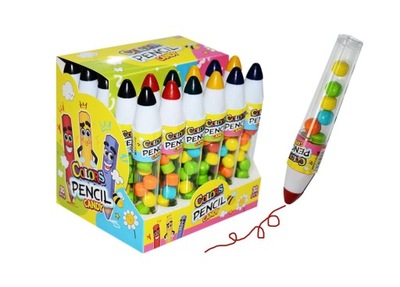 Colors Pencil Candy Ołówek Owocowe Drażetki 30szt