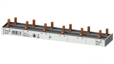 Szyna łączeniowa 1P+N 10mm2 sztyftowa 12 modułowa dla 6x (AFDD 5SM6 + 6x