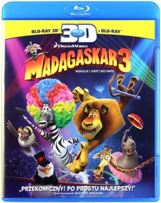 MADAGASKAR 3 3D (BLU-RAY 3D)+(BLU-RAY)