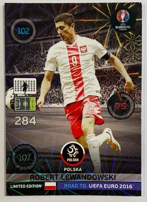 Lewandowski Limited Edition 2016 Panini Road Euro