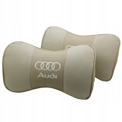 2 PIEZAS DE CUERO ALMOHADAS AL SZYJE PARA AUDI  