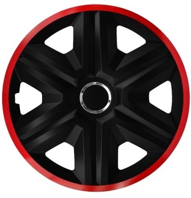 WHEEL COVERS FAST LUX RED 14 INTEGRAL RED 4 PCS. PIECES  