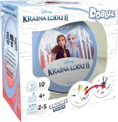 DOBBLE FROZEN KRAINA LODU 2 DOBLE DOUBLE GRA