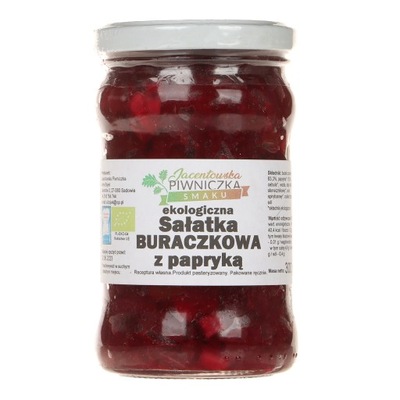 Ekologiczna Sałatka buraczkowa z buraczków z papryką 300 g Jacentowska