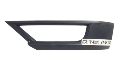 Vw t-roc 2017-2021 решётка бампера левая перед фото №1