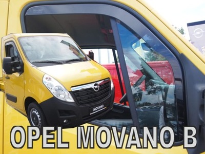 SIDE-WINDOW DEFLECTORS HEKO OPEL MOVANO B FROM 2010 2 PCS.  