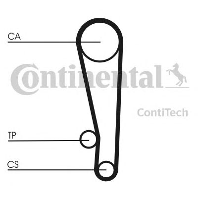 CONTINENTAL CTAM CON CONTINENTAL CT1013K1 JUEGO CORREA DISTRIBUCIÓN  