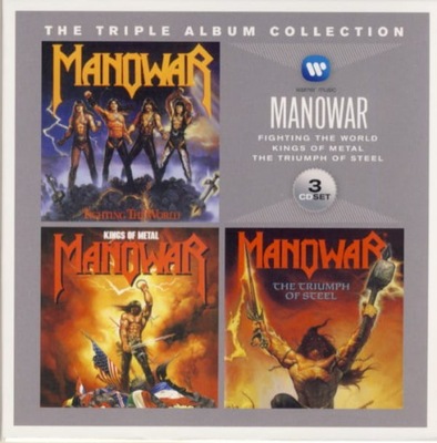 MANOWAR - TRIPLE ALBUM COLLECTION (3CD)