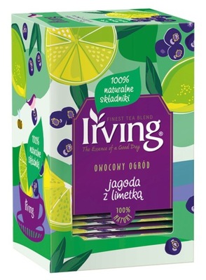 Irving herbata owocowa jagoda z limetką 20 kopert