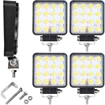 HALÓGENO IP 6LAMPA EN FUNCIONAMIENTO 7 RETROVISOR FAROS DIOPARA LUMINOSO LED 12V PARA CIAGNIKA TRAKTORA  