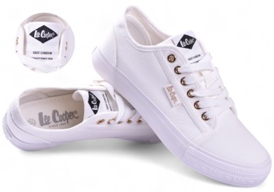 Dámske topánky Lee Cooper Športové tenisky Klasické biele ľahké 2201 veľ.39