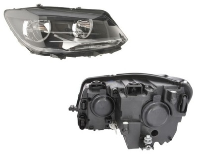 Фара лампа правий vw touran 10-15 tyc фото №1