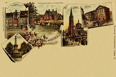 Bydgoszcz litografia - Reprodukcja 800