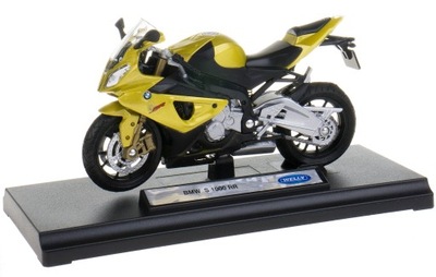 BMW S1000 RR MODEL WELLY MOTOCYKL ŚCIGACZ 1:18