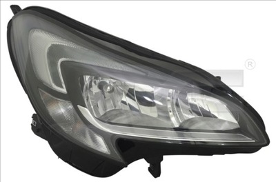 LAMP CORSA E 14- RIGHT H7/H7/LED CHROME  