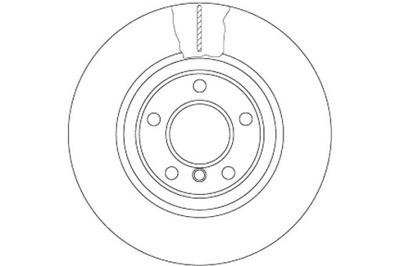 TRW ГАЛЬМІВНІ ДИСКИ ГАЛЬМІВНІ 2 ШТУКИ. ПЕРЕД BMW 5 F10 5 F11 1.6-3.0D 06.09-02.17