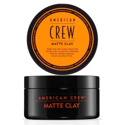 Matująca glinka do włosów dla mężczyzn American Crew Matte Clay 85g