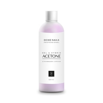 OCHO NAILS Aceton truskawkowy 500 ml