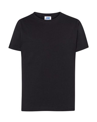 Koszulka dziecięca czarna t-shirt PREM 122-128