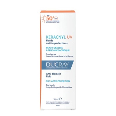 DUCRAY Keracnyl UV FLUID na niedoskonałości 50ml