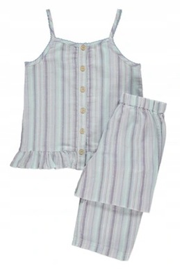 Piżama top długie spodnie George 8-9 lat 128-134