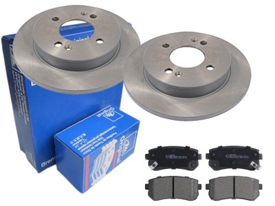 Гальмівні диски + гальмівні колодки ate задня kia picanto ii 234mm фото №1