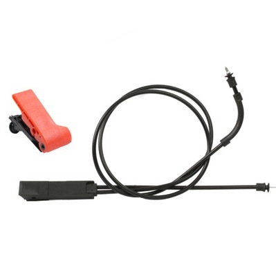 Трос + кронштейн открывания капот mercedes w204 07- фото №1