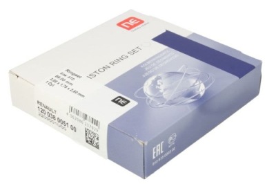 Кольца поршневые renault 2,5dci 89,00 std 120038005100 ne фото №1