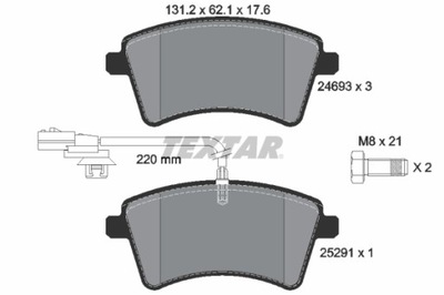 КОЛОДКИ ТОРМОЗНЫЕ - КОМПЛЕКТ Q+ 2469306