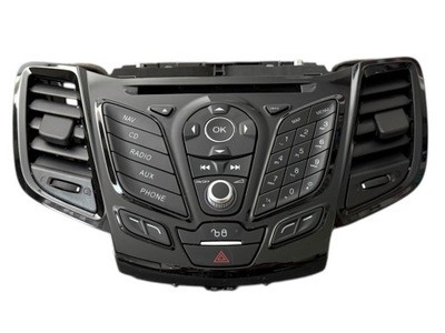 Панель радіо рамка + зчитувач радіо ford fiesta mk7 c1bt18k811ra фото №1